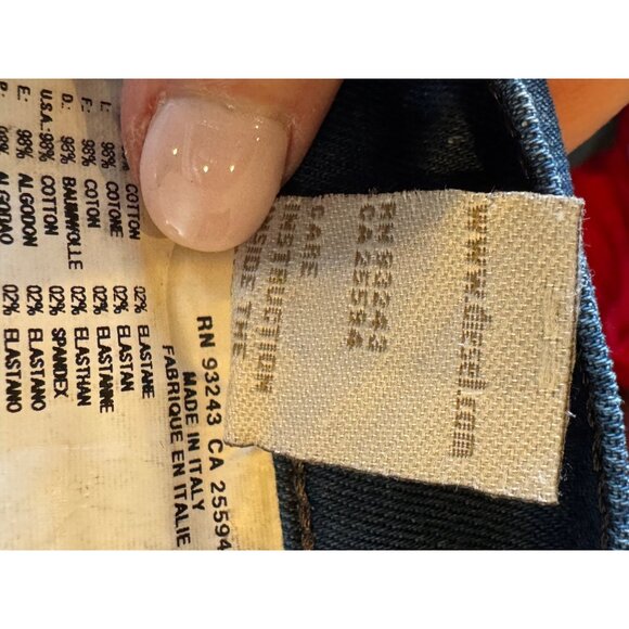 Diesel Jeans Women‎ 29 Blue Denim Faded Stretch Bootzee Regular Slim Bootcut - Picture 13 of 14